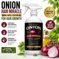 ONION JUICE FOR SUPPORT HAIR GROWTH,“ No Onion Smell After Wash”